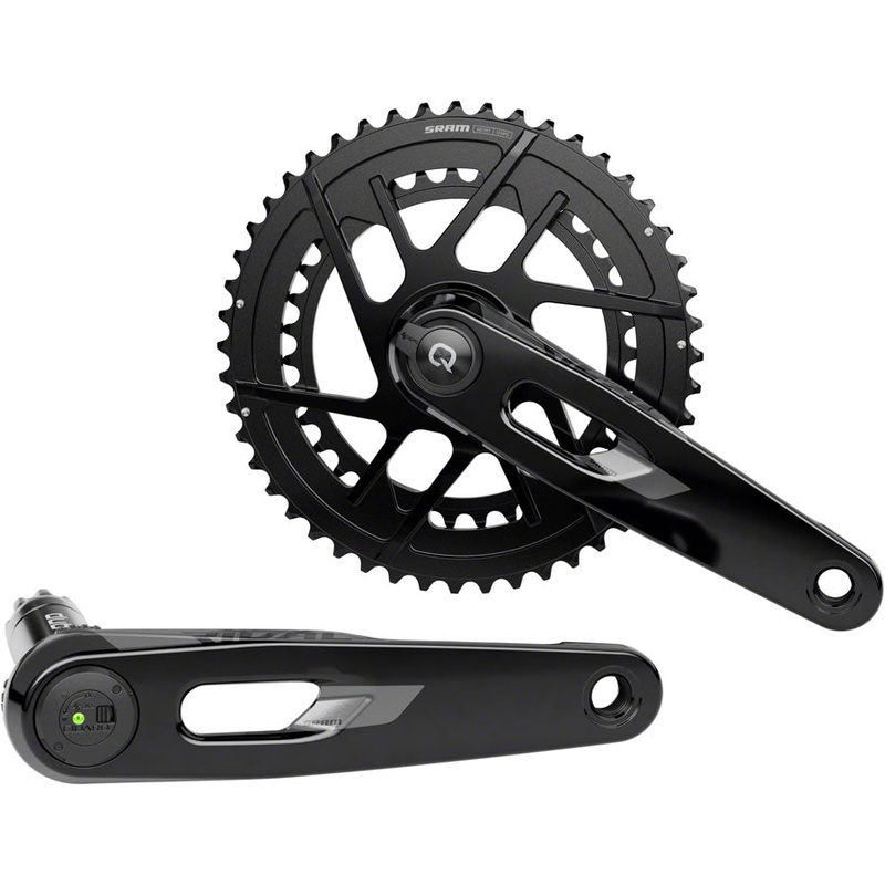 SRAM Rival AXS Power Meter Crankset – 165mm 12-Speed 48/35t 8-Bolt Direct Mount DUB PM Spindle BLK E1