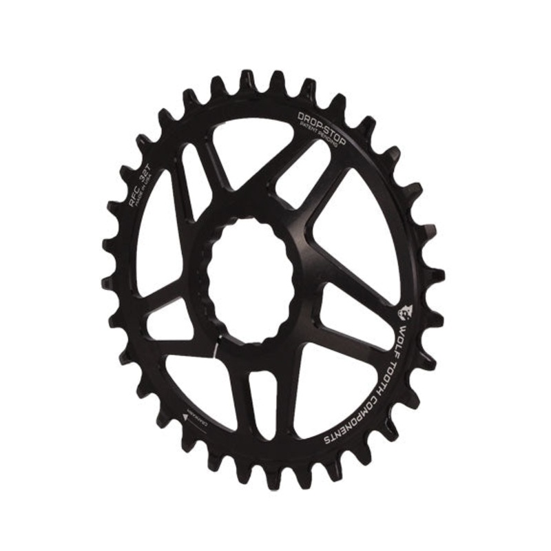 Wolf Tooth Elliptical Direct Mount Chainring – 32t RaceFace/EastonCINCH Direct Mount Drop-Stop A 6mm Offset BLK