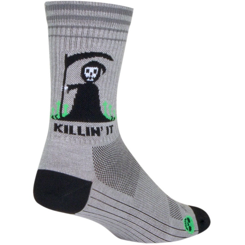 SockGuy Killin’ It Crew Sock – 6 Small/Medium