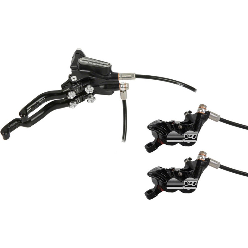 Hope Tech 3 V4 Duo Disc Brake Lever – Right Hand Front Rear Hydraulic Post Mount BLK