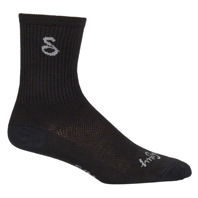 SockGuy Wool Tall Socks – 6 Black Small/Medium
