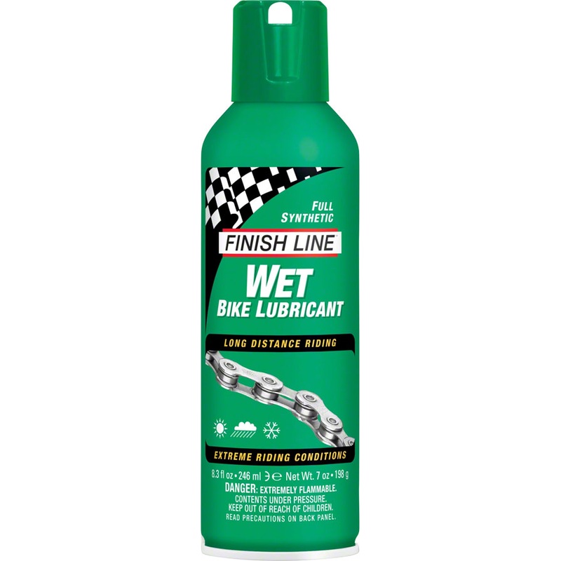 Finish Line WET Bike Chain Lube – 8oz Aerosol