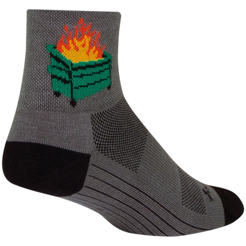 SockGuy 2020 Classic Socks – 3 Gray/Black Large/X-Large