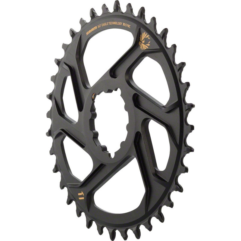 SRAM X-Sync 2 Eagle Direct Mount Chainring 36T Boost 3mm Offset Gold Logo