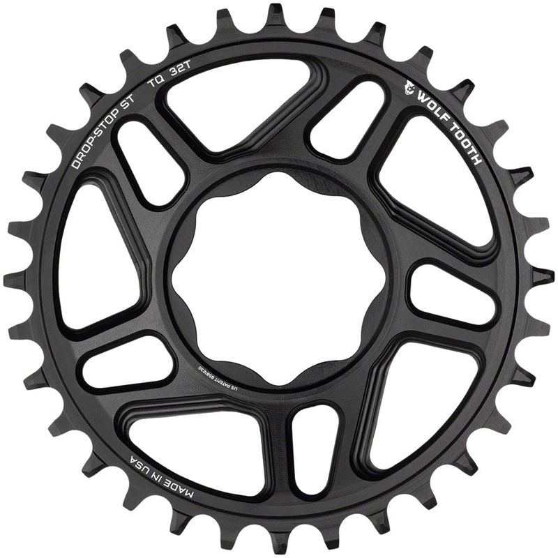 Wolf Tooth Trek TQ Direct Mount Chainring – Drop-Stop ST 32T Black