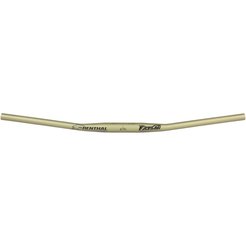 Renthal FatBar Lite Zero Handlebar – Aluminum 0mm 780mm 31.8mm Gold V3