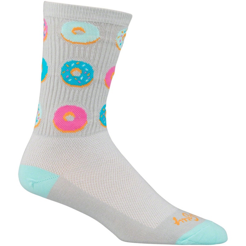 SockGuy Crew Glazed Socks – 5 Gray Large/X-Large