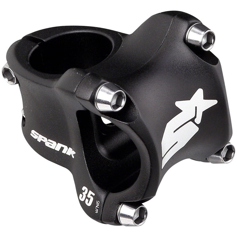 Spank Spike Race 2 Stem – 35mm 31.8 Clamp +/-0 1 1/8 Aluminum Black
