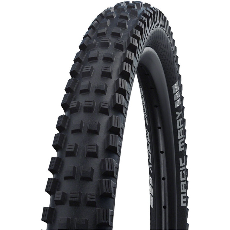 Schwalbe Magic Mary Tire – 29 x 2.4 Tubeless Folding BLK Evolution Line Super Gravity Addix Ultra Soft