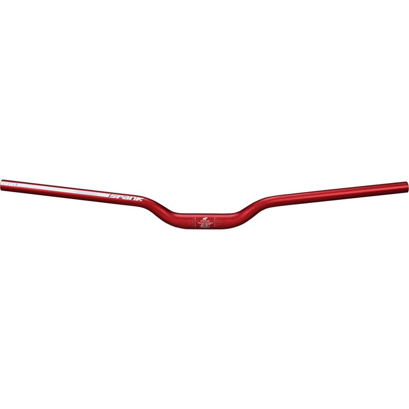Spank Spoon 800 Handlebar – 31.8mm Clamp 800mm 40mm Rise Red