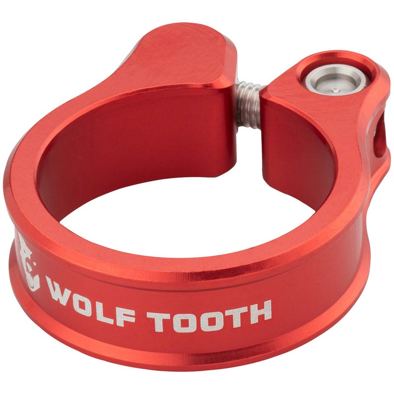 Wolf Tooth Seatpost Clamp – 29.8mm Bolt-On Red