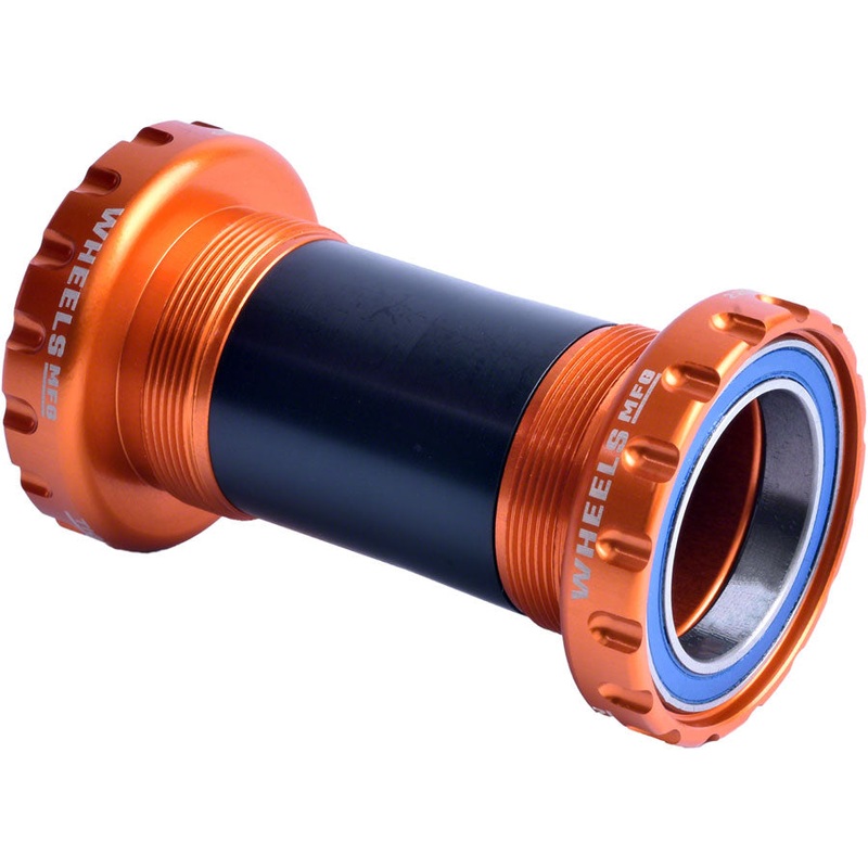 Wheels Manufacturing BSA 30 Bottom Bracket – English BSA Frame Interface ABEC-3 Bearings For 30mm Spindle Orange