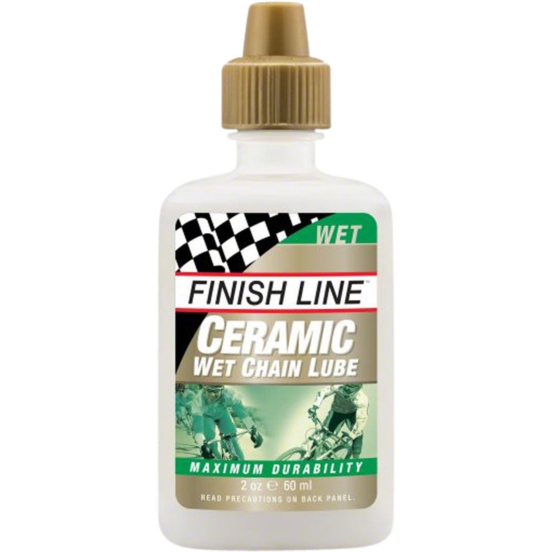 Finish Line Ceramic Wet Bike Chain Lube – 2oz Drip