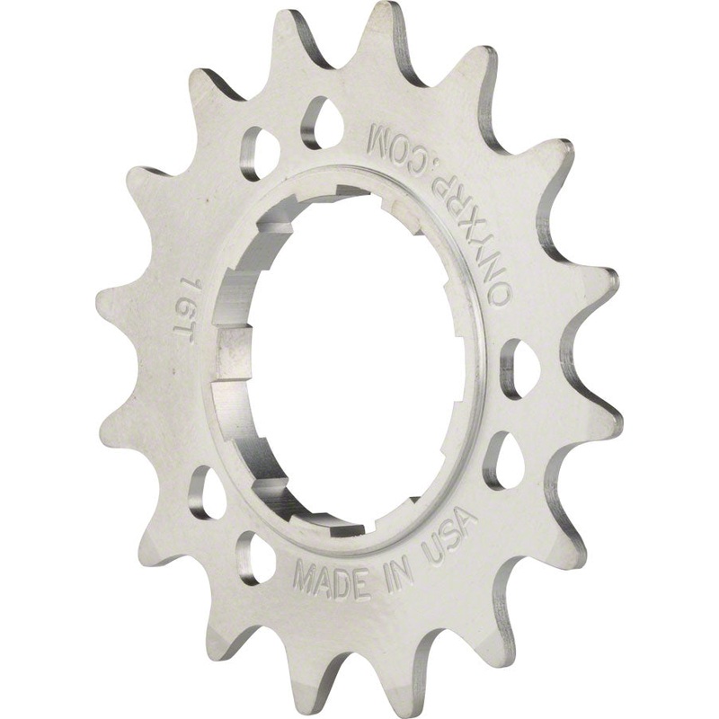 Onyx Stainless Cog: Shimano Compatible 3/32 16t