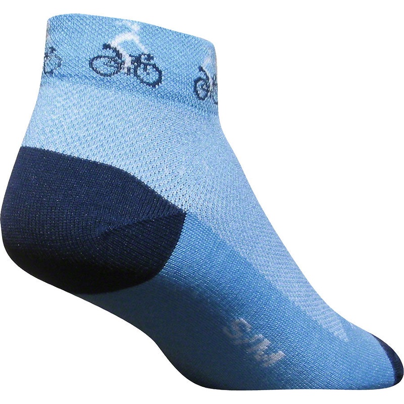 SockGuy Classic Ponytail Socks – 1 Blue Women’s Small/Medium