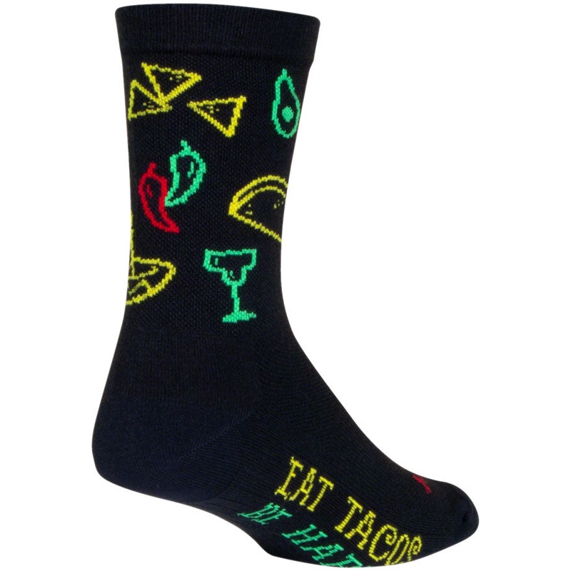 SockGuy Taco Life Crew Sock – 6 Large/X-Large