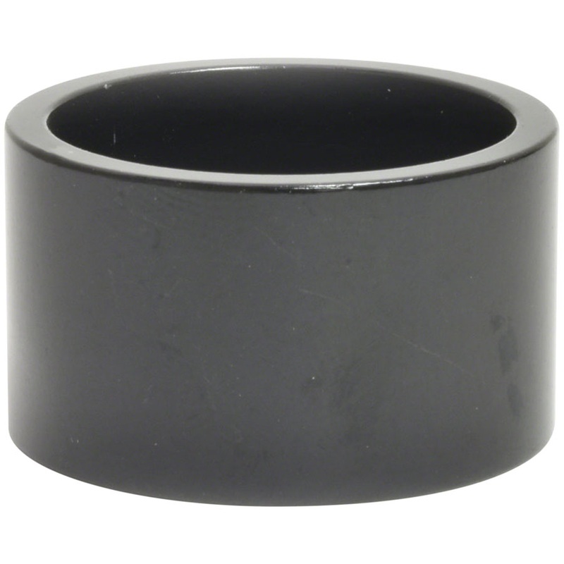 Wheels Manufacturing Aluminum Headset Spacer – 1-1/8 20mm Black 1-each