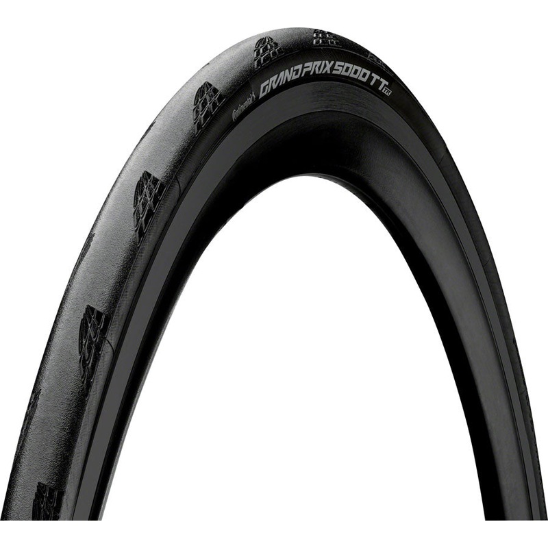 Continental Grand Prix 5000 Timetrial TR Tire – 700 x 28 Tubeless Folding BLK BLKChili Vectran Breaker LazerGrip ACT