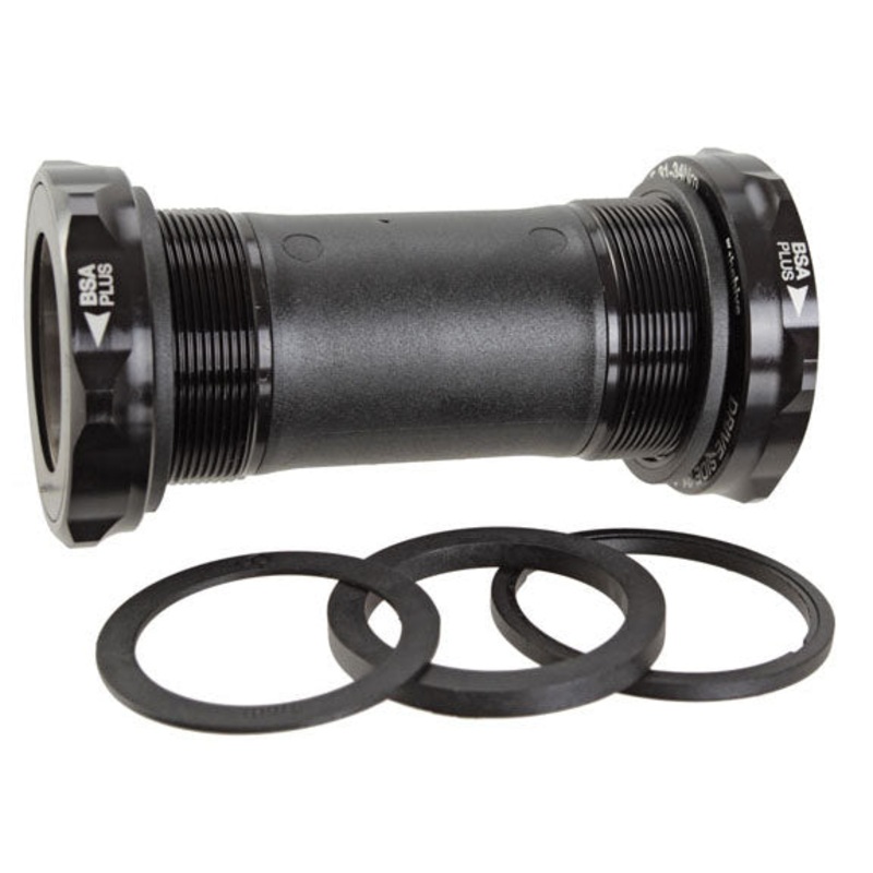 e*thirteen BSA Threaded Bottom Bracket – 68/73mm For 30mm Spindle Black
