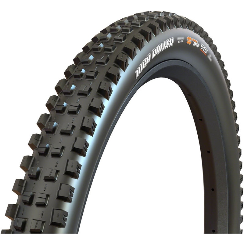 Maxxis High Roller III Tire – 27.5 x 2.4 Tubeless Folding BLK 3C MaxxGrip DH