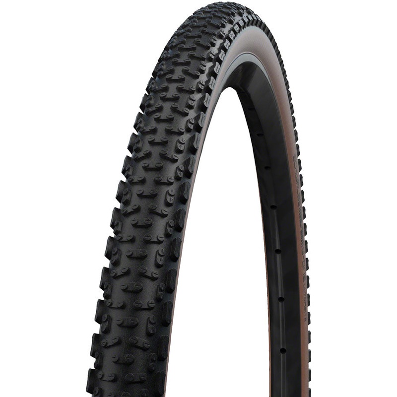 Schwalbe G-One Ultrabite Tire – 700 x 50 Tubeless Folding BLK/Bronze Performance Line Race Guard Addix