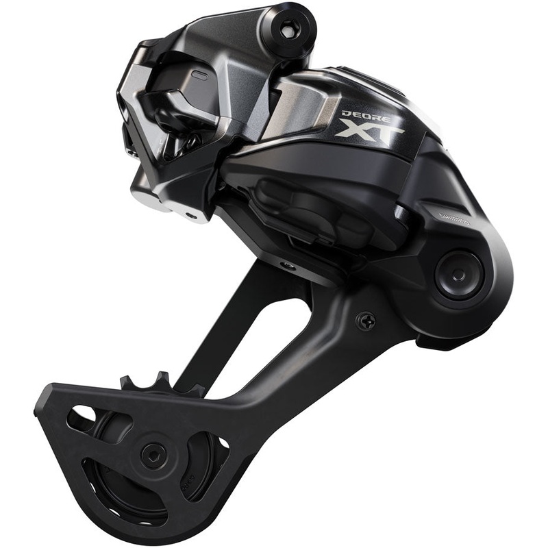Shimano Deore XT RD-M8250-SGS Di2 Wireless Rear Derailleur – 12-Speed Long Cage Shadow ES BLK/Gray