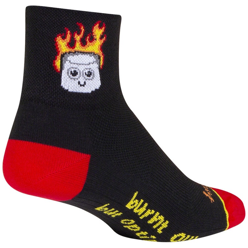 SockGuy Classic Burnt Out Socks – 3 Small/Medium
