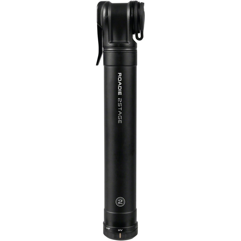 Topeak Roadie Mini Pump – 2Stage 160psi Black