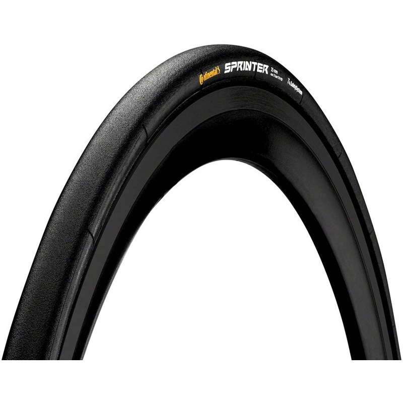 Continental Sprinter Tire – 700 x 25 Tubular Folding BLK BLKChili SafetySystem Breaker