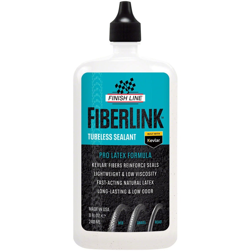 Finish Line FiberLink Tubeless Tire Sealant – 8oz Drip