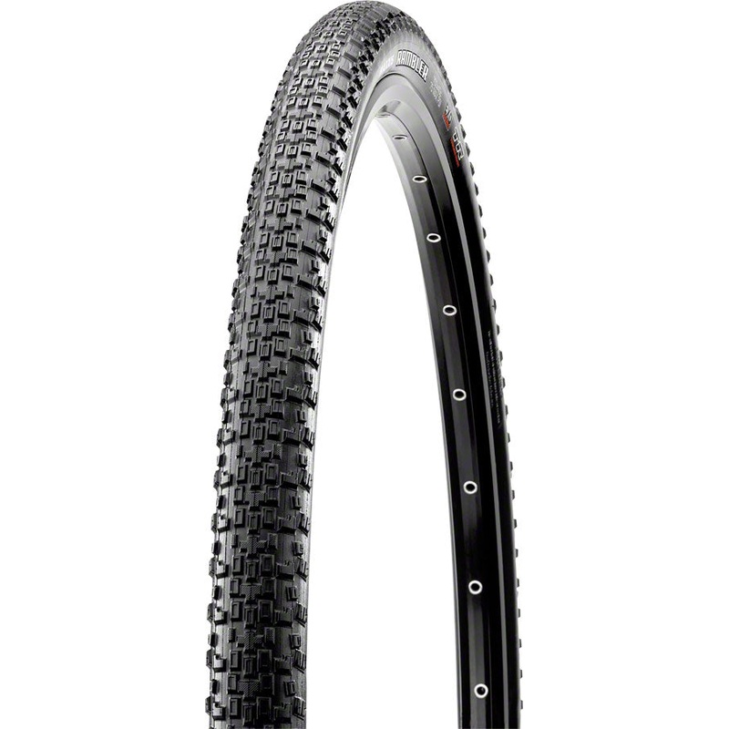 Maxxis Rambler Tire – 700 x 50 Tubeless Folding Black Dual SilkShield