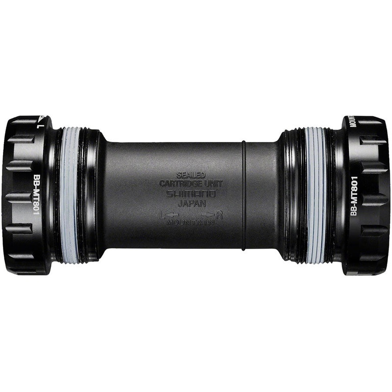 Shimano Deore XT BB-MT801 English Bottom Bracket – English BSA 68/73mm Fits Hollowtech II Spindle BLK