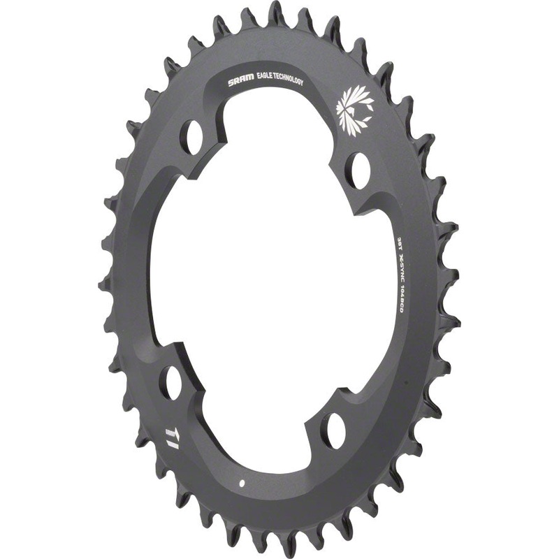 SRAM X-Sync 2 Eagle Chainring – 38 Tooth 104mm BCD 12-Speed Black
