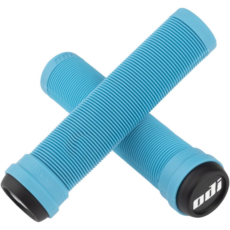 ODI Flangeless Longneck Grips – Aqua