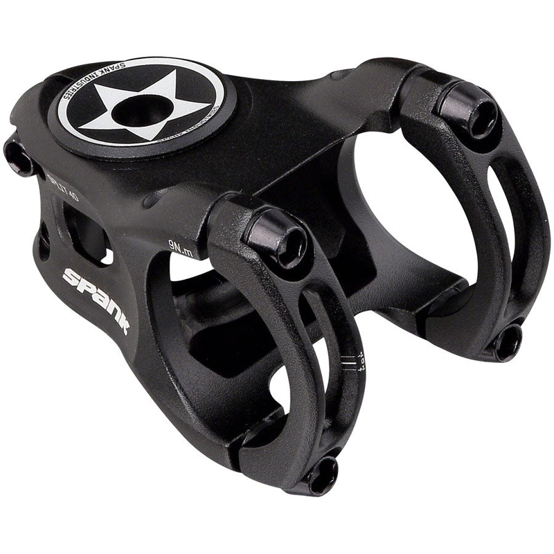 Spank Split 35 Stem – 40mm 35 Clamp +/-0 1 1/8 Aluminum Black