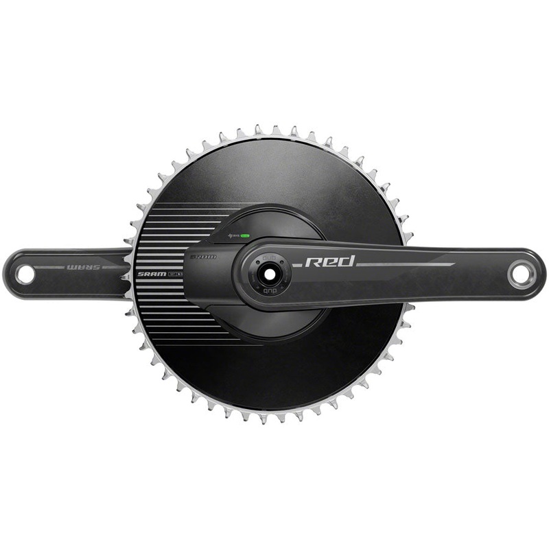 SRAM RED 1 AXS Power Meter Crankset –  165mm 12-Speed 50t Aero Chainring 8-Bolt Direct Mount DUB Spindle Interface Natural Carbon E1