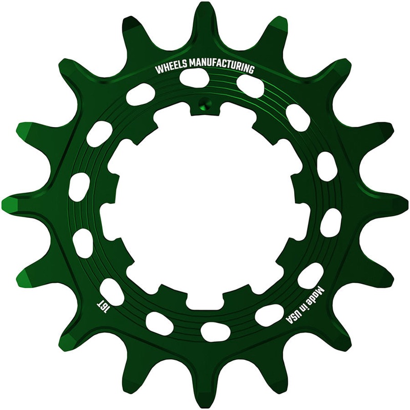 Wheels Manufacturing SOLO HG Cog – 16t Fits SOLO-HG Kits Green