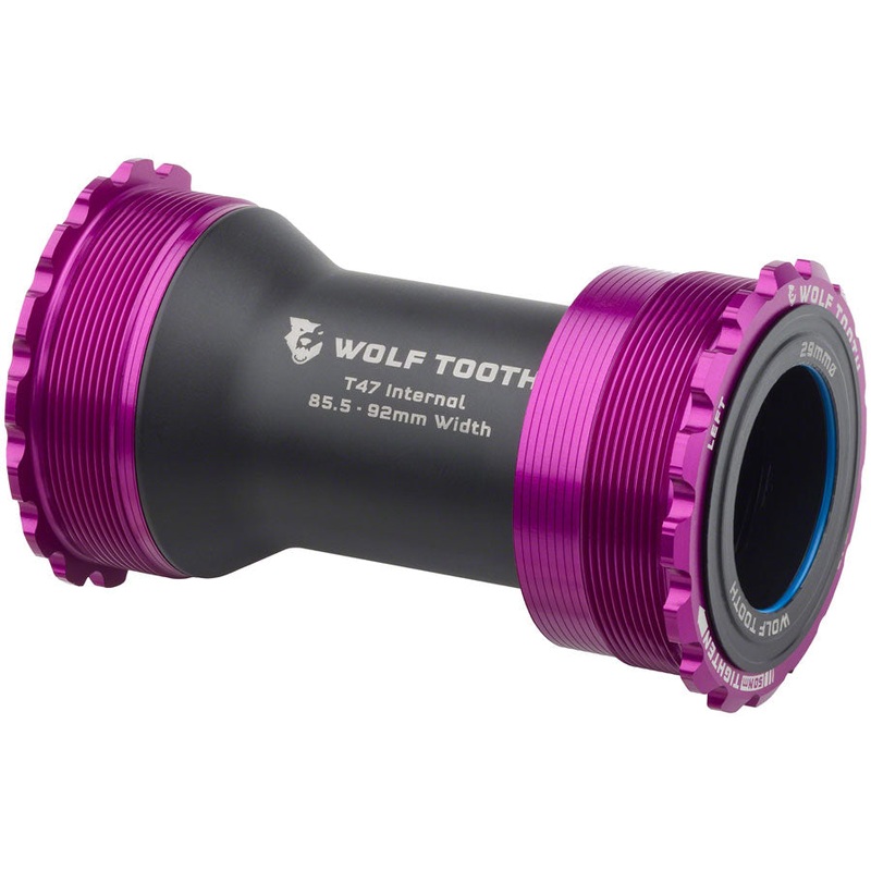 Wolf Tooth Bottom Bracket – T47 Inboard 85.5/92mm For 29mm Spindle Ultraviolet Purple
