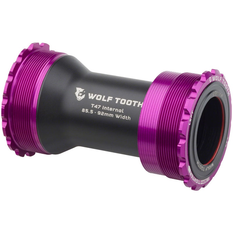 Wolf Tooth Bottom Bracket – T47 Inboard 85.5/92mm For 30mm Spindle Ultraviolet Purple