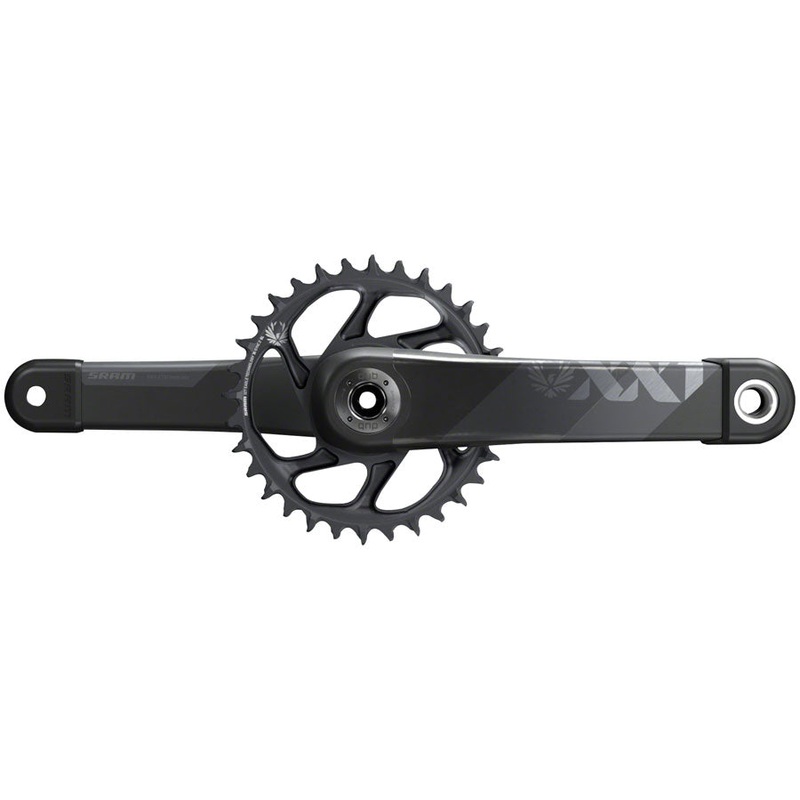 SRAM XX1 Eagle AXS Boost Crankset – 175mm 12-Speed 34t Direct Mount DUB Spindle Interface Gray
