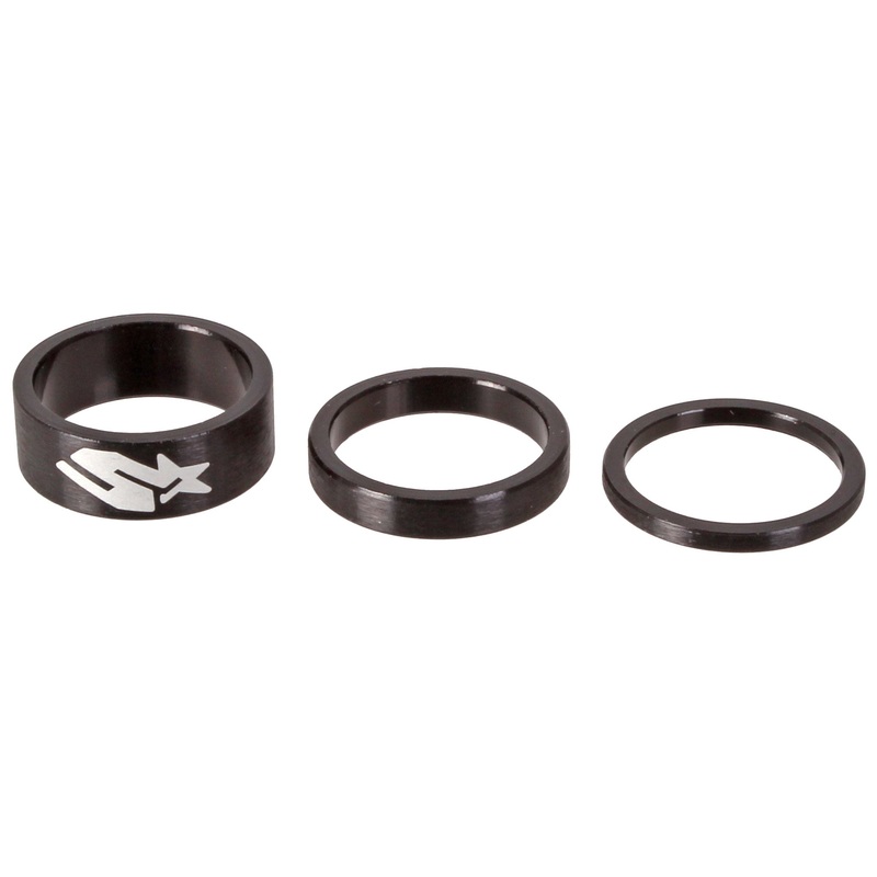 Spank Headset Spacer Kit 3/6/12mm Set – Black