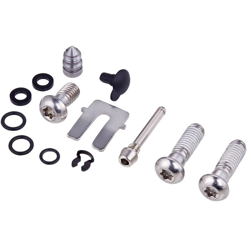 SRAM S4 Guide RSC Bleeding Edge Caliper Hardware Kit Stainless BLK Body Bolt Banjo Bolt Bleed Screw Pad Pin