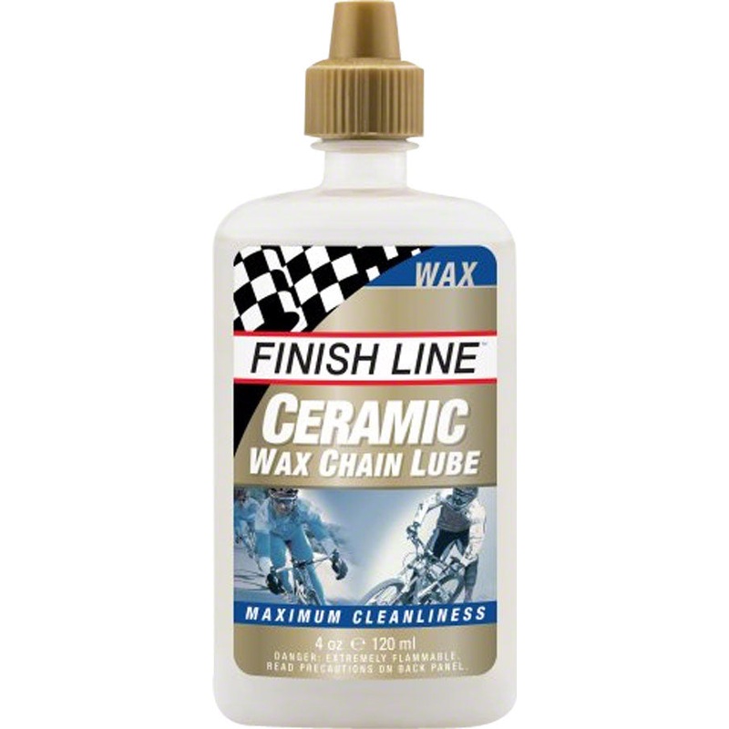 Finish Line Ceramic Wax Bike Chain Lube – 4oz Drip