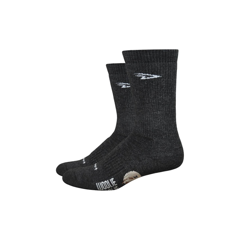 Sock DeFeet Woolie Boolie 6 D-Logo Small Charcoal
