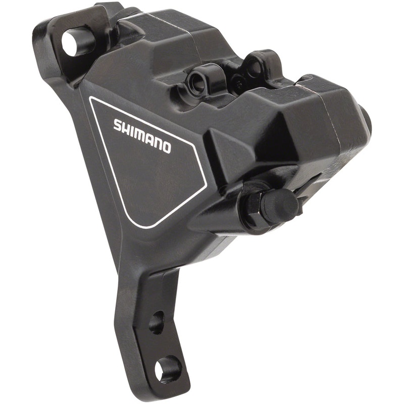 Shimano Altus BR-UR300 Front Flat-Mount Hydraulic Disc Brake Caliper Resin Padsout Fins BLK