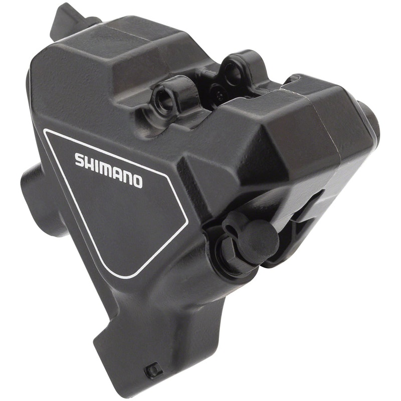 Shimano Altus BR-UR300 Rear Flat-Mount Hydraulic Disc Brake Caliper Resin Padsouth Fins BLK