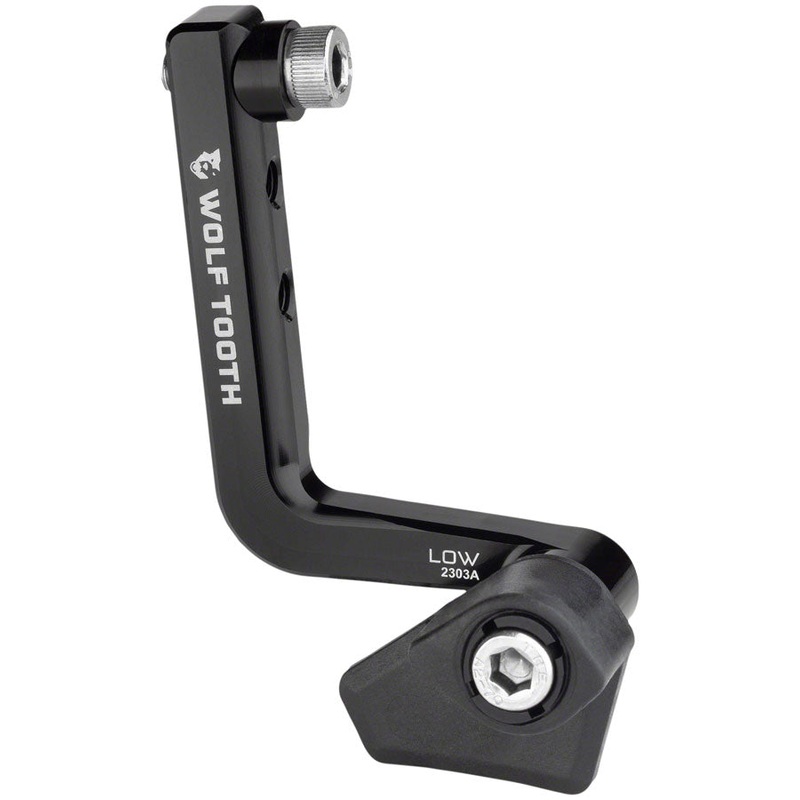 Wolf Tooth LoneWolf Aero Chainguide – 34t-52t Braze-On Low Mount Black