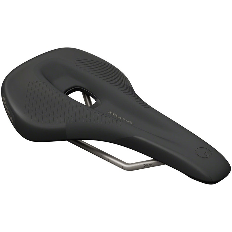 Ergon SR Allroad Pro Saddle – TiNox SL Black Men’s Medium/Large