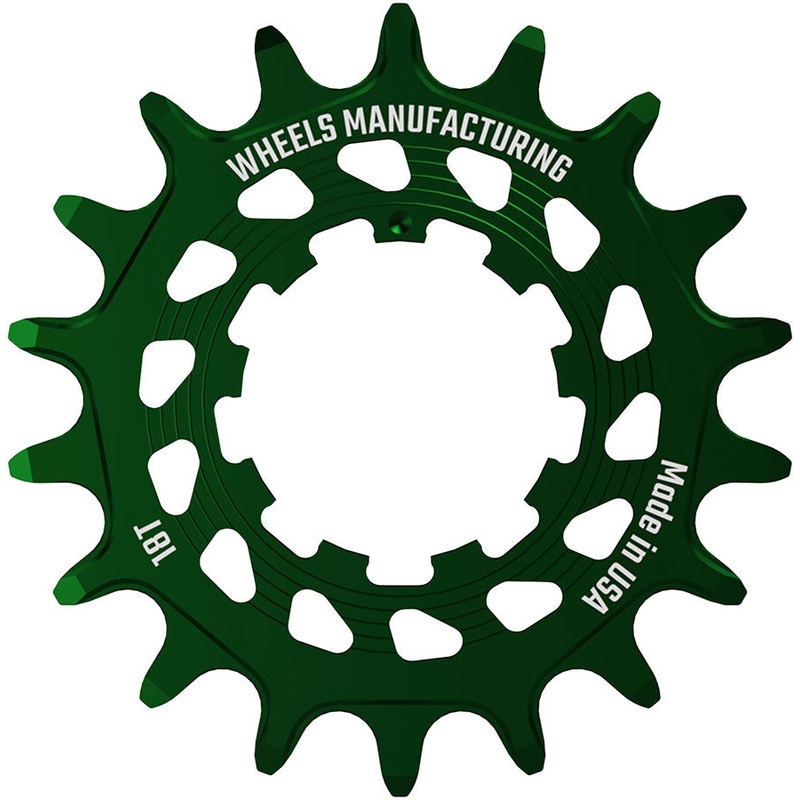 Wheels Manufacturing SOLO HG Cog – 18t Fits SOLO-HG Kits Green