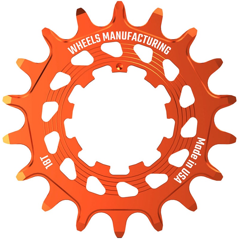 Wheels Manufacturing SOLO HG Cog – 18t Fits SOLO-HG Kits Orange